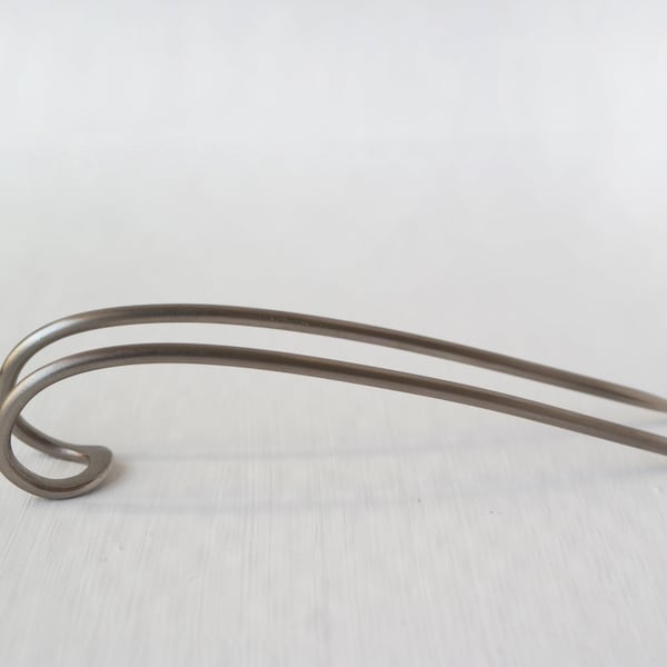 Hair slide, hair fork made of titanium