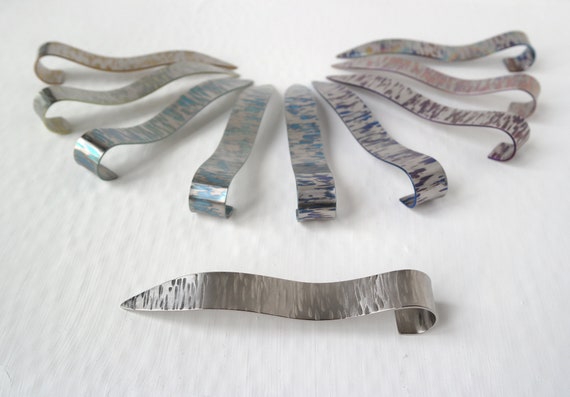 Hammer-Haarkomma, Haarstab aus Titan, titanium hairstick