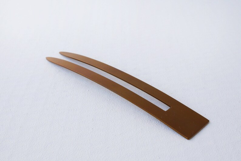 Feather fork, hair fork made of titanium, single colour image 4