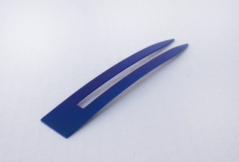 Feather fork, hair fork made of titanium, single colour image 2