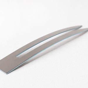 Edge spring fork, hair fork made of titanium