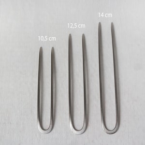 Forged titanium hair fork image 4