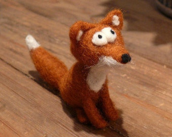 Adorable Fox Felt Felt Decoration Autumn Forest Forest Animals Animal Mobile Gift Pendant Keychain Children's Room Acorn Mushrooms