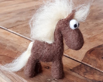 Cute horse HOTTI also personalized hand felt felt horse mobile horses gift rider rider children's room decoration girl
