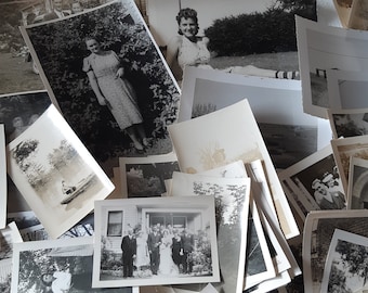 Photographies vintage en noir et blanc - des années 30 aux années 60