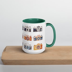 Camera Pattern Mug For Photographers