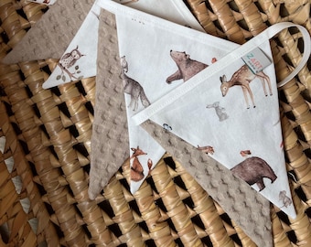 Forest animals bunting