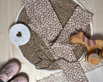 Leo leggings made of cotton | Ribbed jersey | Animal print trousers | Various sizes