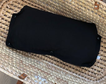 Stroller muff water-repellent black | sustainably and fairly produced