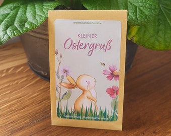 Saattüte "Kleiner Ostergruß" | Bunte Blumenwiese