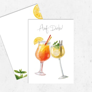 Carta “A te” | Cartolina | Cocktail | Aperol | Compleanno