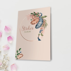 Stickeralbum "Boho" | Aufkleberheft