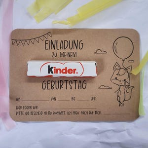 Uitnodiging "Eekhoorn" | Kinderbars