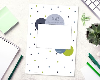 A4 Titelseite für Abschiedsgeschenk Lehrer | Taupe | Freundebuch | Klasse | Zur Erinnerung