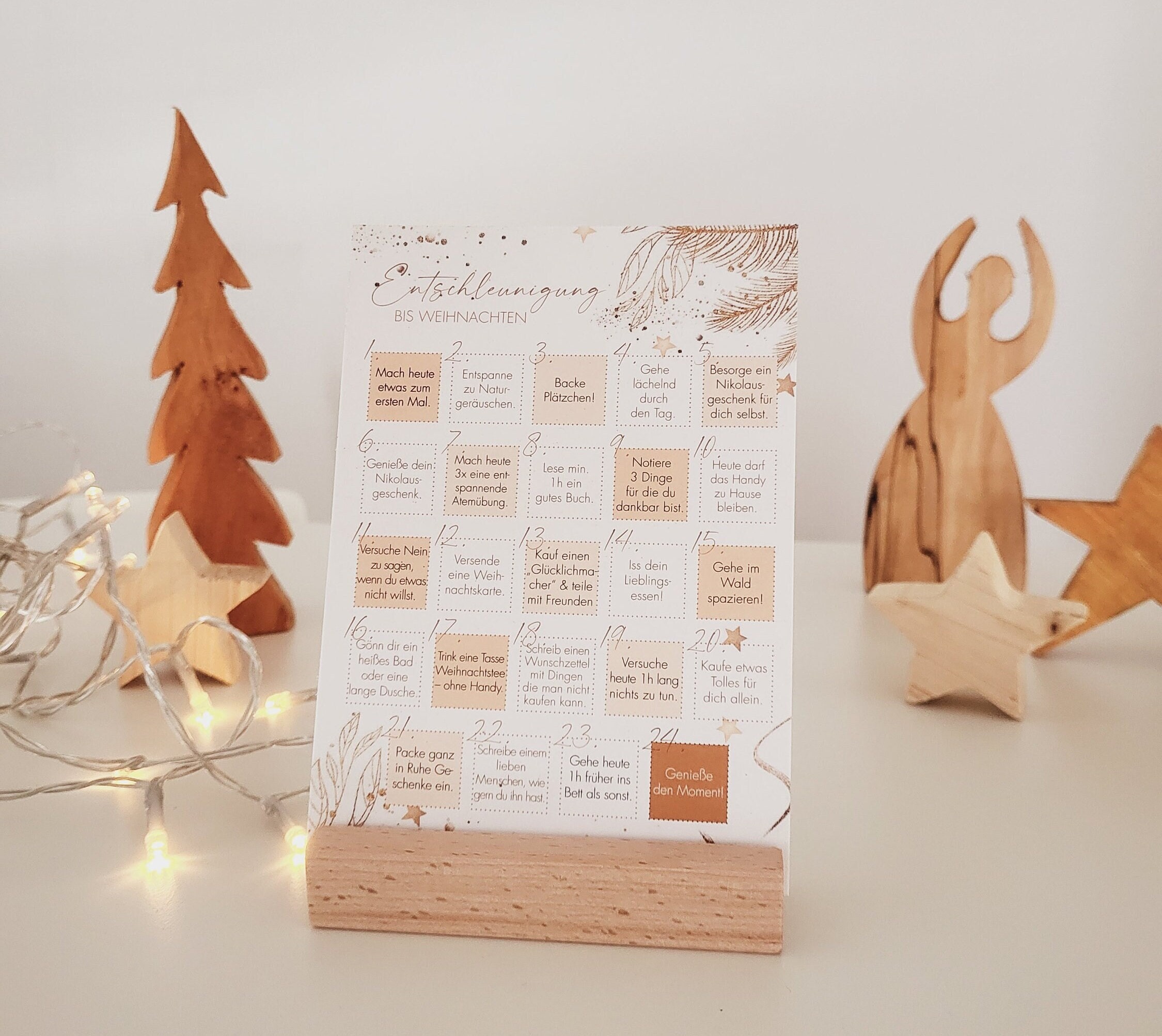 Postkarte Adventskalender Weihnachtskalender Postka Produktbild-Vorschau 8