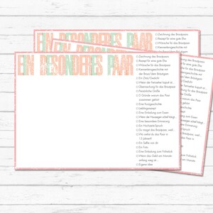 52 postais de jogo de casamento "Vintage" | jogo | casamento | Presente | Festa | divertido | Memória