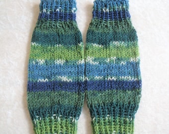 Baby/toddler leg warmers cuffs made from pattern-forming sock wool legwarmer