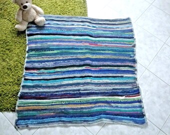 Wool blanket knee plaid baby blanket car blanket crochet blanket