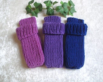 Baby full leg warmer cuffs made of merino wool legwarmer