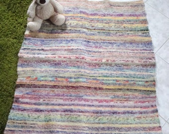 Wool blanket knee plaid baby crawling blanket car blanket crochet blanket