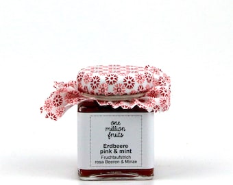 Strawberry pink berries mint fruit spread 50 g / 210 g