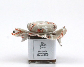 Mirabelle apple hazelnut almond liqueur fruit spread 50 g / 210 g