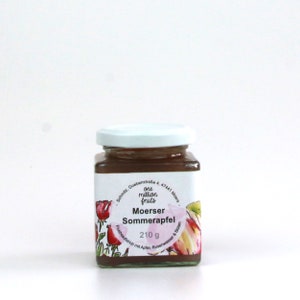 Apple Rose Fruit Spread Moerser Summer Apple 50 g / 210 g 210 g