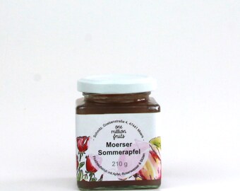 Apfel Rose Fruchtaufstrich Moerser Sommerapfel 50 g / 210 g