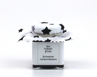 schwarze Johannisbeere Fruchtaufstrich 50 g / 210 g Marmelade Konfitüre Gelee