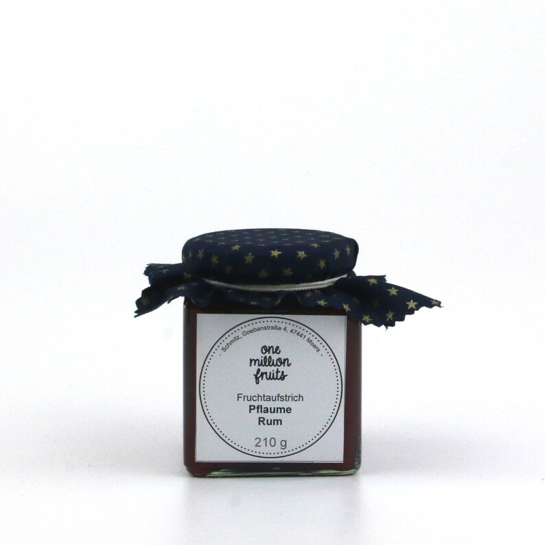 Plum rum fruit spread 50 g / 210 g 210 g