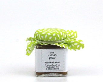Rhubarb Kiwi Apple Gooseberry Garden Dream 50 g / 210g Jam Jam Fruit spread
