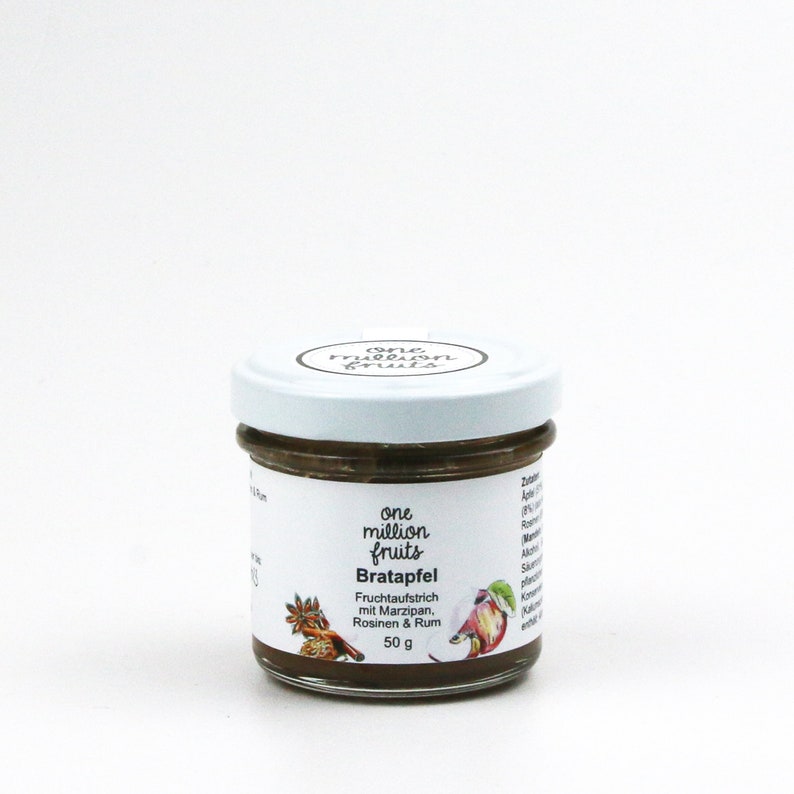 Baked apple marzipan raisin fruit spread 50 g / 210 g 50 g