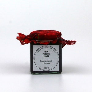 Cherry fruit spread 50 g / 210 g jam jam 210 g