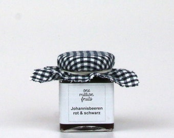 Johannisbeeren rot & schwarz Fruchtaufstrich 50 g / 210 g