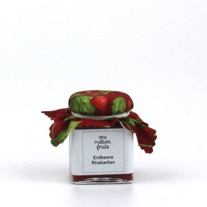 Strawberry rhubarb fruit spread 50 g / 210 g 50 g