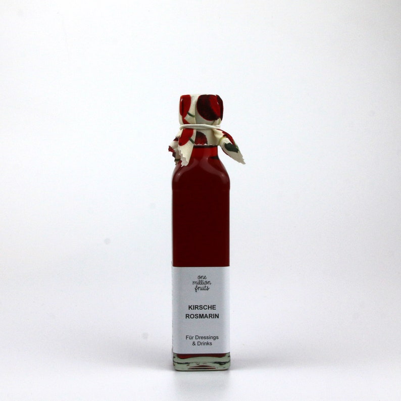 Cherry with rosemary vinegar Preparation 20 ml / 100 ml / 250 ml 250 mL