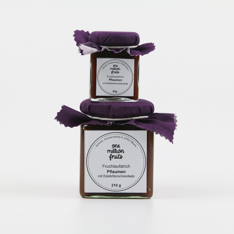 Plum chocolate fruit spread 50 g / 210 g image 3