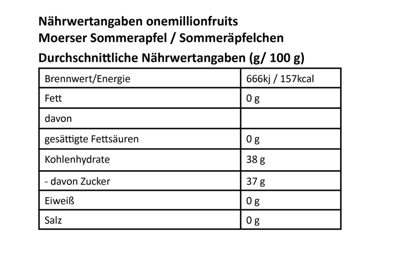 Apfel Rose Fruchtaufstrich Moerser Sommerapfel 50 g / 210 g Bild 8