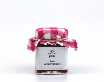 Rote Johannisbeere Fruchtaufstrich 50 g / 210 g Marmelade Konfitüre