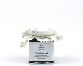 Blackberry elderberry blackthorn fruit spread "Wilde Hummel" - 50 g / 210 g