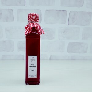 Cranberry Essig Zubereitung 20 ml / 100 ml / 250 ml 250 ml