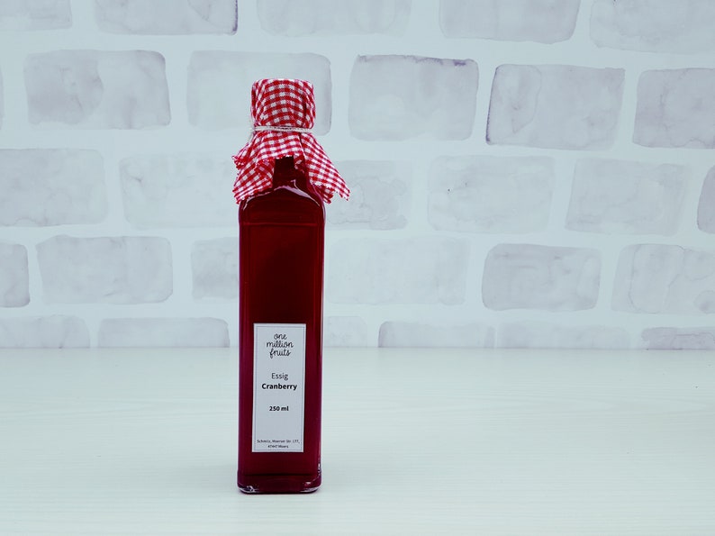 Cranberry Essig Zubereitung 20 ml / 100 ml / 250 ml 250 ml