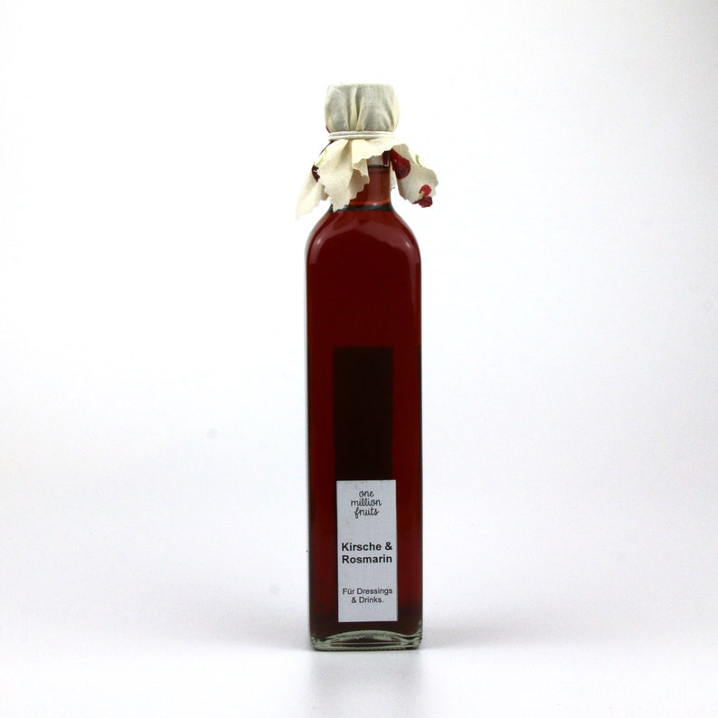 Cherry with rosemary vinegar Preparation 20 ml / 100 ml / 250 ml 500 mL