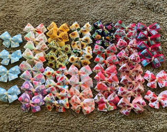 Random Assorted Small Floral Bows