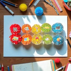 Back to School Tulle Dog Bows
