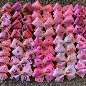 Lazos para perros de variedad rosa