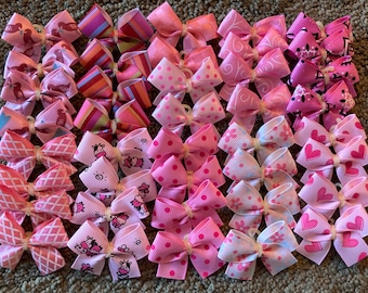 Pink Variety Dog Bows