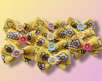 Fancy Bee Dog Bows