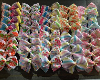Jumbo Easter Dog bows