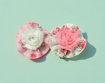 Lazos redondos para perros con diseño floral de Pretty Lady